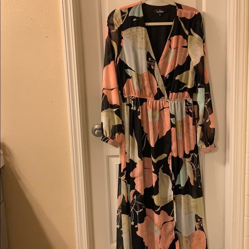 Lulus floral dress size L